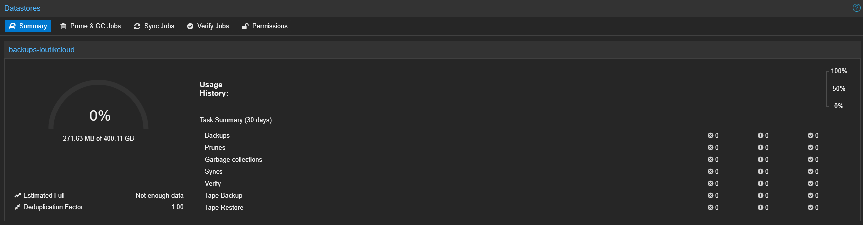 Create datastore