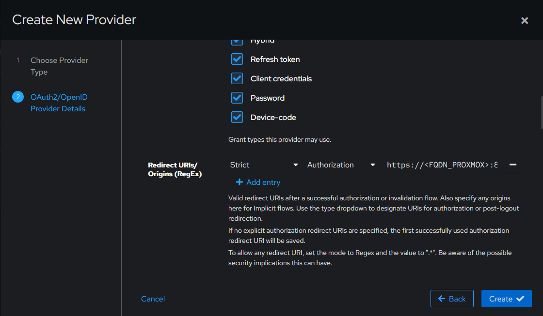 Capture d'écran - OAuth2/OpenID Provider 01