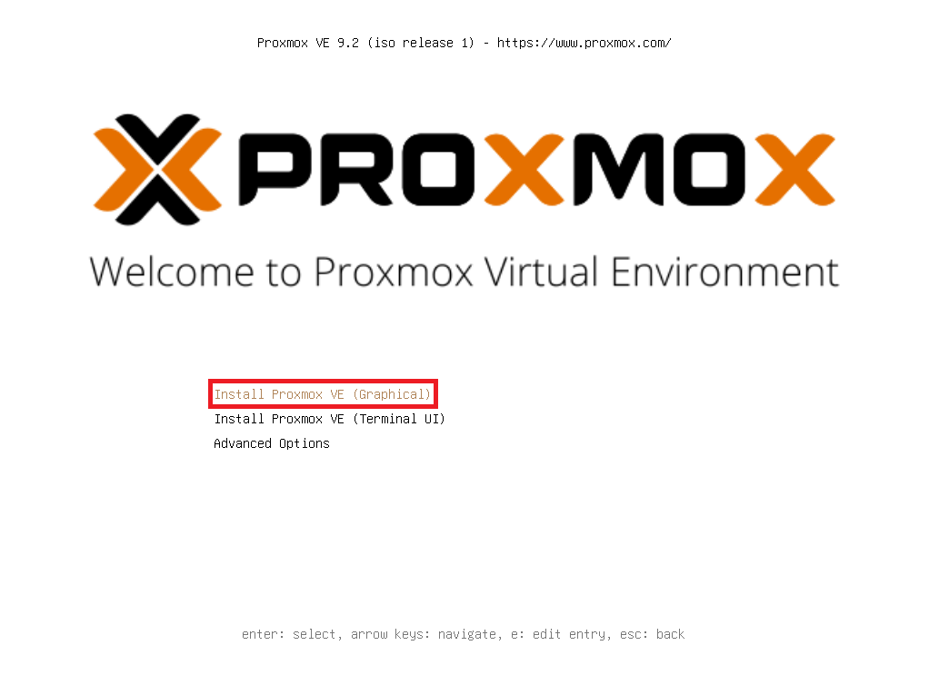 Proxmox - Lancement de l'installation