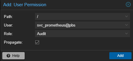 PBS USER PERMISSION